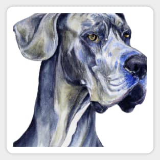 Great Dane Watercolor - Gift For Dog Lovers Magnet